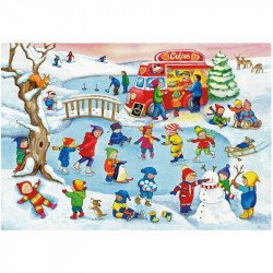 Puzzle 2x24 db Szabadidõ a tengerparton