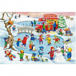Puzzle 2x24 db Szabadidõ a tengerparton 1-99 darabos puzzle Ravensburger