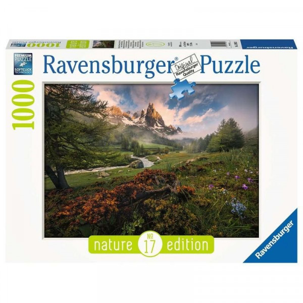 Puzzle 1 000 db - Francia Alpok