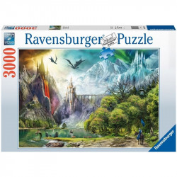 Puzzle 3000 db - Sárkányok birodalma 3000+ darabos puzzle Ravensburger