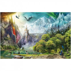 Puzzle 3000 db - Sárkányok birodalma 3000+ darabos puzzle Ravensburger