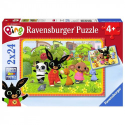 Puzzle 2x24 db - Bing és barátai 1-99 darabos puzzle Ravensburger