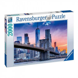Puzzle 2000 db Brooklynból Manhattenbe 1000-2999 darabos puzzle Ravensburger