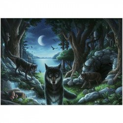 Puzzle Exit 759 db - A farkas történelem 500-999 darabos puzzle Ravensburger