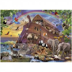 Puzzle 150 db - Noé bárkája 100-499 darabos puzzle Ravensburger