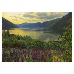 Puzzle 1000 db - Norvég fjordok 500-999 darabos puzzle Ravensburger
