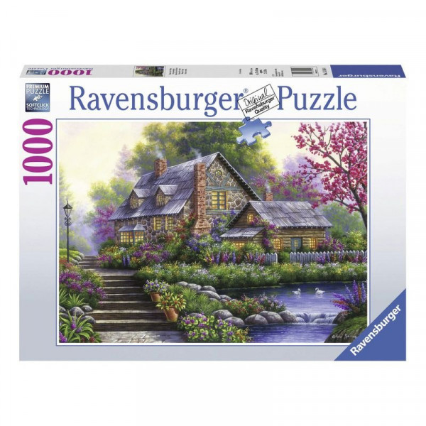 Puzzle 1000 db - Romantikus kis ház