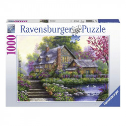 Puzzle 1000 db - Romantikus kis ház 500-999 darabos puzzle Ravensburger