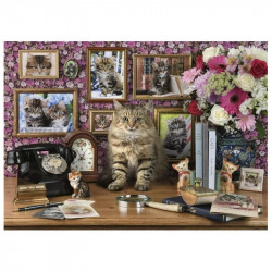 Puzzle 1000 db - Macskáim 1000-2999 darabos puzzle Ravensburger
