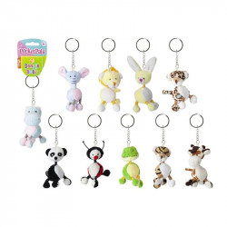 Állatfigurás kulcstartó, 8 cm Ajándék Nincs