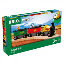 BRIO Safari vonat Fa jármű, vonat BRIO