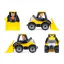 Műanyag földmunkagép, 21 cm, sofőrrel