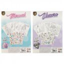 Grafix - A4 csillámos színezõ martica album, 2 féle  - 32 minta + 2 matricás ív