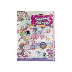 Grafix - Varázslatos fantázia matricaalbum + 200 matrica - 20 oldal, 33 x 25 cm-es méret Matrica Grafix