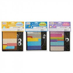 Grafix - Holografikus pöttyös matricakészlet, 3 féle - 22 x 18 cm Matrica Grafix