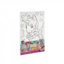 Grafix - Fess számok szerint, 4 féle - 29,7 x 19,5 cm ecsettel+ 6 festékkel