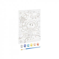 Grafix - Fess számok szerint, 4 féle - 29,7 x 19,5 cm ecsettel+ 6 festékkel
