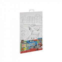 Grafix - Fess számok szerint, 4 féle - 29, 7 x 19, 5 cm ecsettel + 6 festékkel Festés, színezés, rajzolás Grafix