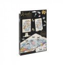 Fa puzzle Unikornis egyedi formák 130 db - keret 30 x 22 cm - FSC fa