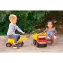 Műanyag földmunkagép, 62 cm