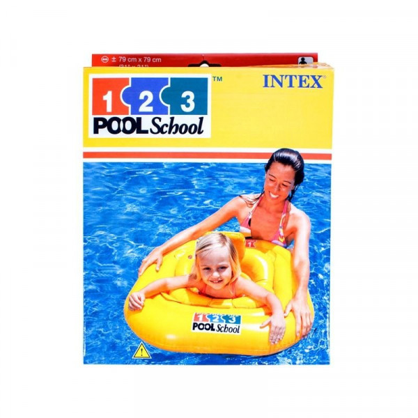 Intex 56587 Beülős bébi úszógumi sárga, 79 x 79 cm