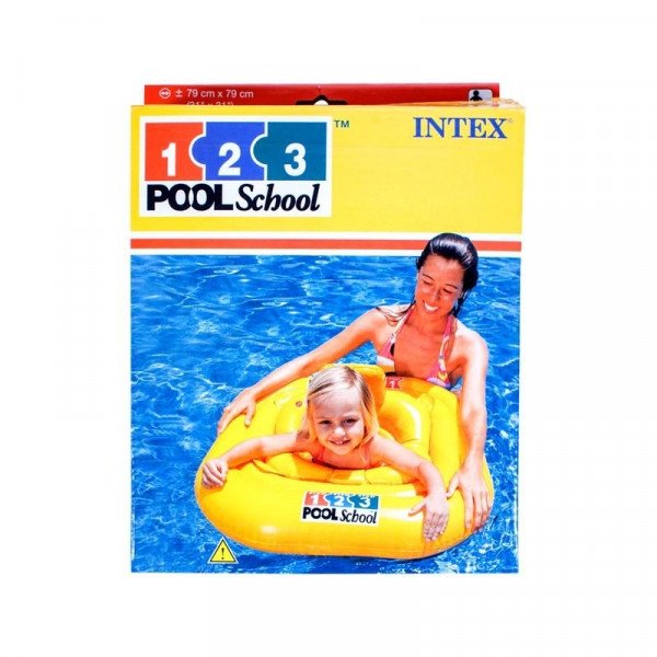 Intex 56587 Beülős bébi úszógumi sárga, 79 x 79 cm