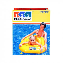 Intex 56587 Beülős bébi úszógumi sárga, 79 x 79 cm Strandjáték, medence Intex