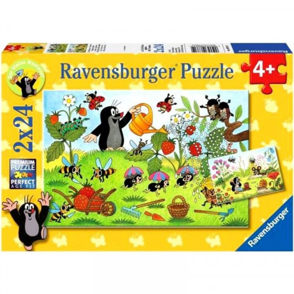 Ravensburger Kisvakond a kertben 2 x 24 db puzzle