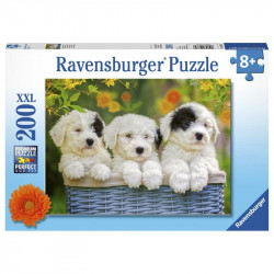 Puzzle 200 db - Kölyökkutyák 100-499 darabos puzzle Ravensburger