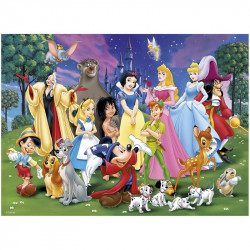 Puzzle 200 db - Disney kedvencek