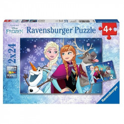 Ravensburger: Jégvarázs északi fény 2 x 24 darabos puzzle 1-99 darabos puzzle Ravensburger