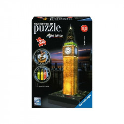 Big Ben 216 darabos 3D puzzle fénnyel 3D puzzle Ravensburger