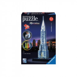 Ravensburger: Chrysler épület 216 darabos 3D puzzle fénnyel 3D puzzle Ravensburger