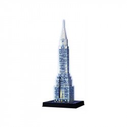 Ravensburger: Chrysler épület 216 darabos 3D puzzle fénnyel 3D puzzle Ravensburger
