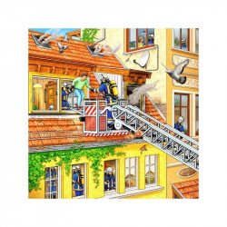 Ravensburger: Tűzoltók 3 x 49 darabos puzzle 1-99 darabos puzzle Ravensburger