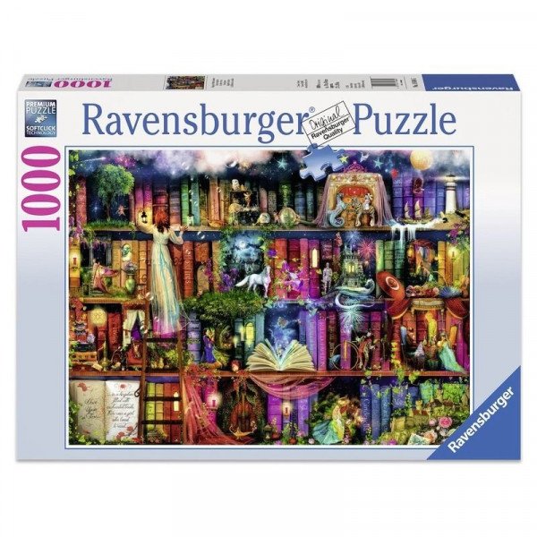 Ravensburger Puzzle 1 000 db Tündérek könvyespolca