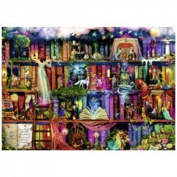 Ravensburger Puzzle 1 000 db Tündérek könvyespolca 1000-2999 darabos puzzle Ravensburger