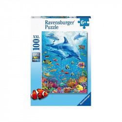 Ravensburger: Puzzle 100 db - Delfin a vízben 100-499 darabos puzzle Ravensburger