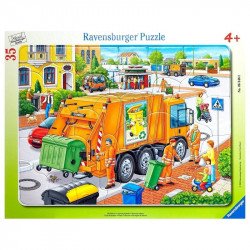 Ravensburger: Puzzle 35 db - Kukásautó 1-99 darabos puzzle Ravensburger