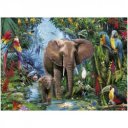 Ravensburger: Puzzle 150 db - Elefántok