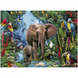 Ravensburger: Puzzle 150 db - Elefántok