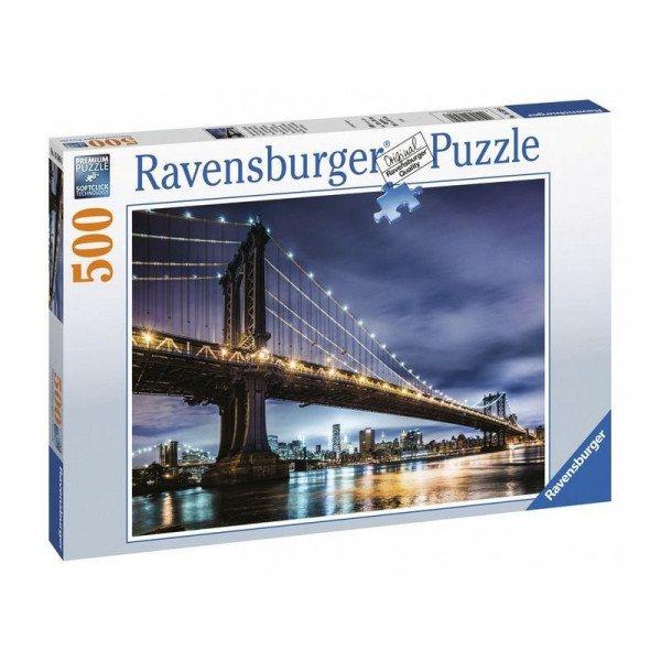 Ravensburger: +Puzzle 500 db - New York, ahol senki nem alszik