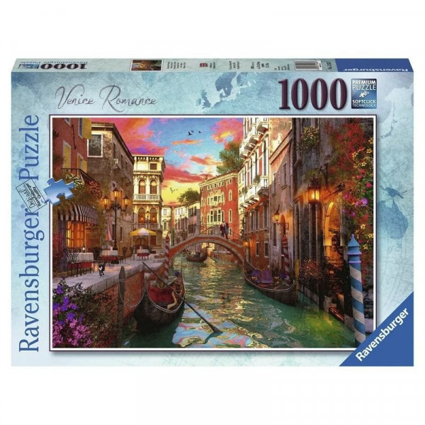 Ravensburger Puzzle 1000 db - Velencei románc