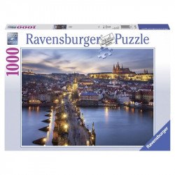 Ravensburger: Puzzle 1000 db - Prága éjjel 1000-2999 darabos puzzle Ravensburger