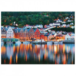Ravensburger: Puzzle 1000 db - Bergen, Norvégia