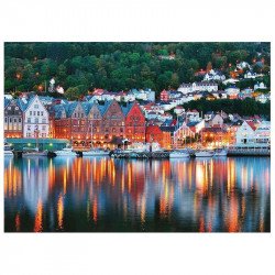 Ravensburger: Puzzle 1000 db - Bergen, Norvégia 1000-2999 darabos puzzle Ravensburger