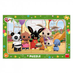 Puzzle 15 db - Bing a játszótéren 1-99 darabos puzzle Dino