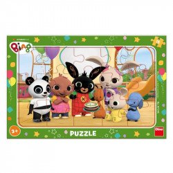 Puzzle 15 db - Bing a játszótéren 1-99 darabos puzzle Dino