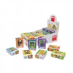 Minipuzzle 54 db - állatok 1-99 darabos puzzle Dino