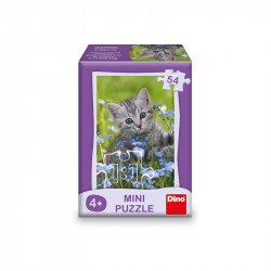 Minipuzzle 54 db - állatok 1-99 darabos puzzle Dino